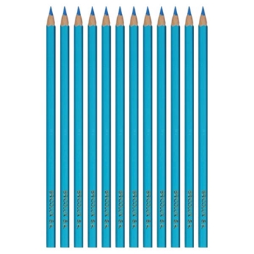 Image de Crayons couleur bleu, pochette de 12